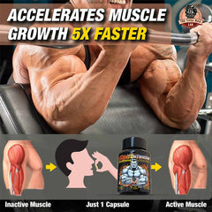 PLANTOSTERONE - Muscle Building & Testo-Boosting Ayurvedic Supplement | Helps Gain Muscle Size & Strength, with Increase in Sexual Drive | 100% Natural