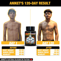 PLANTOSTERONE - Muscle Building & Testo-Boosting Ayurvedic Supplement | Helps Gain Muscle Size & Strength, with Increase in Sexual Drive | 100% Natural