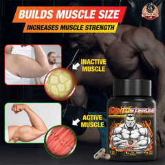 PLANTOSTERONE - Muscle Building & Testo-Boosting Ayurvedic Supplement | Helps Gain Muscle Size & Strength, with Increase in Sexual Drive | 100% Natural