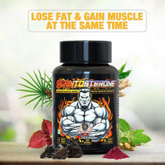 PLANTOSTERONE - Muscle Building & Testo-Boosting Ayurvedic Supplement | Helps Gain Muscle Size & Strength, with Increase in Sexual Drive | 100% Natural