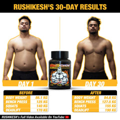 PLANTOSTERONE - Muscle Building & Testo-Boosting Ayurvedic Supplement | Helps Gain Muscle Size & Strength, with Increase in Sexual Drive | 100% Natural